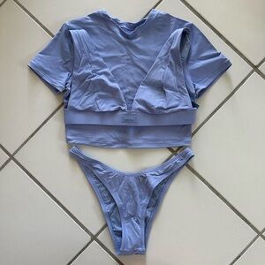 Skims Swim Periwinkle 3 piece Set